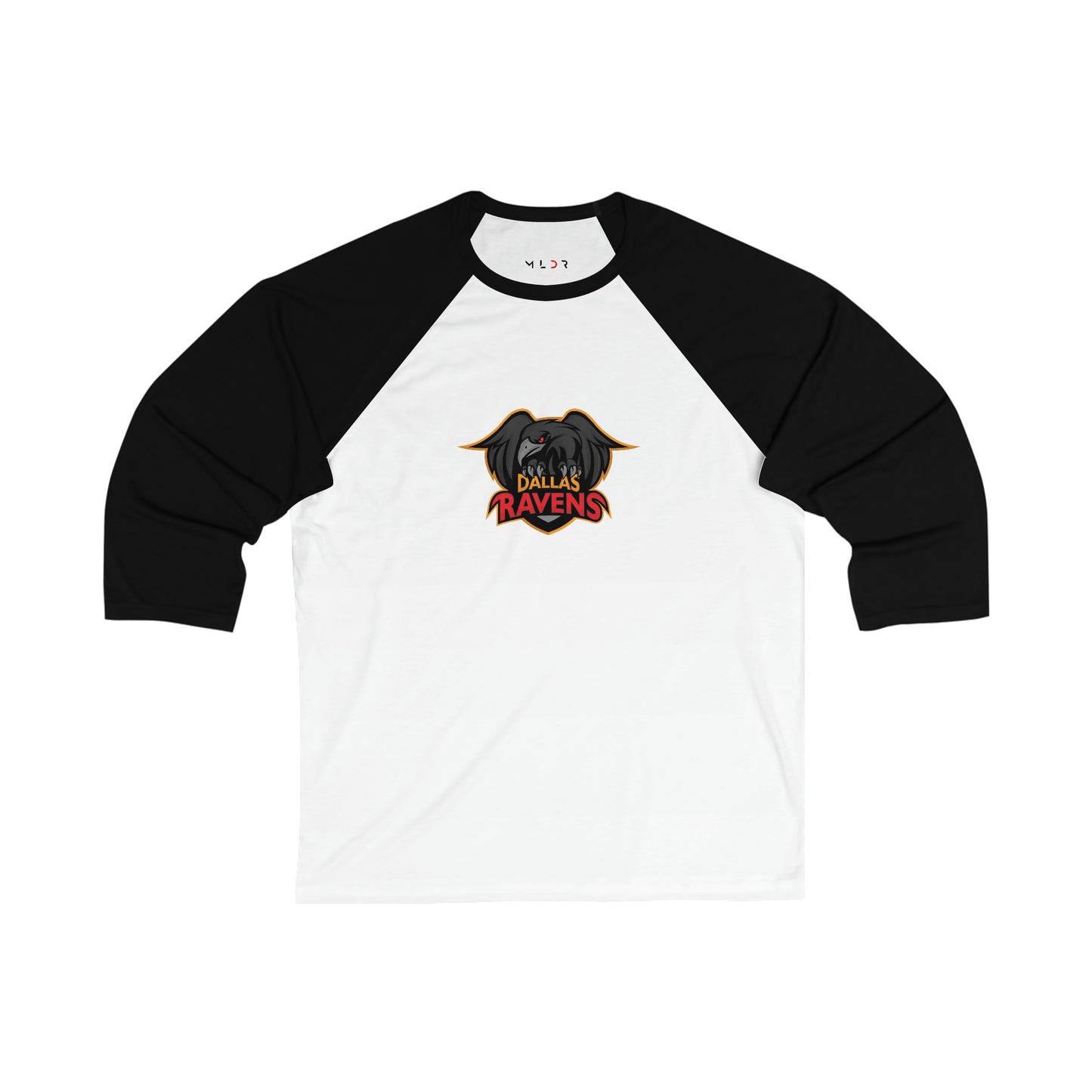 Dallas Ravens Unisex 3\4 Sleeve Baseball Tee