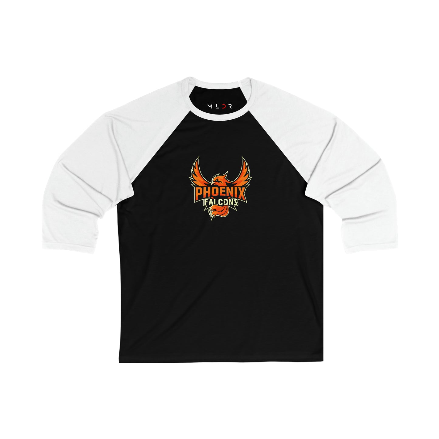 Phoenix Falcons Unisex 3\4 Sleeve Baseball Tee