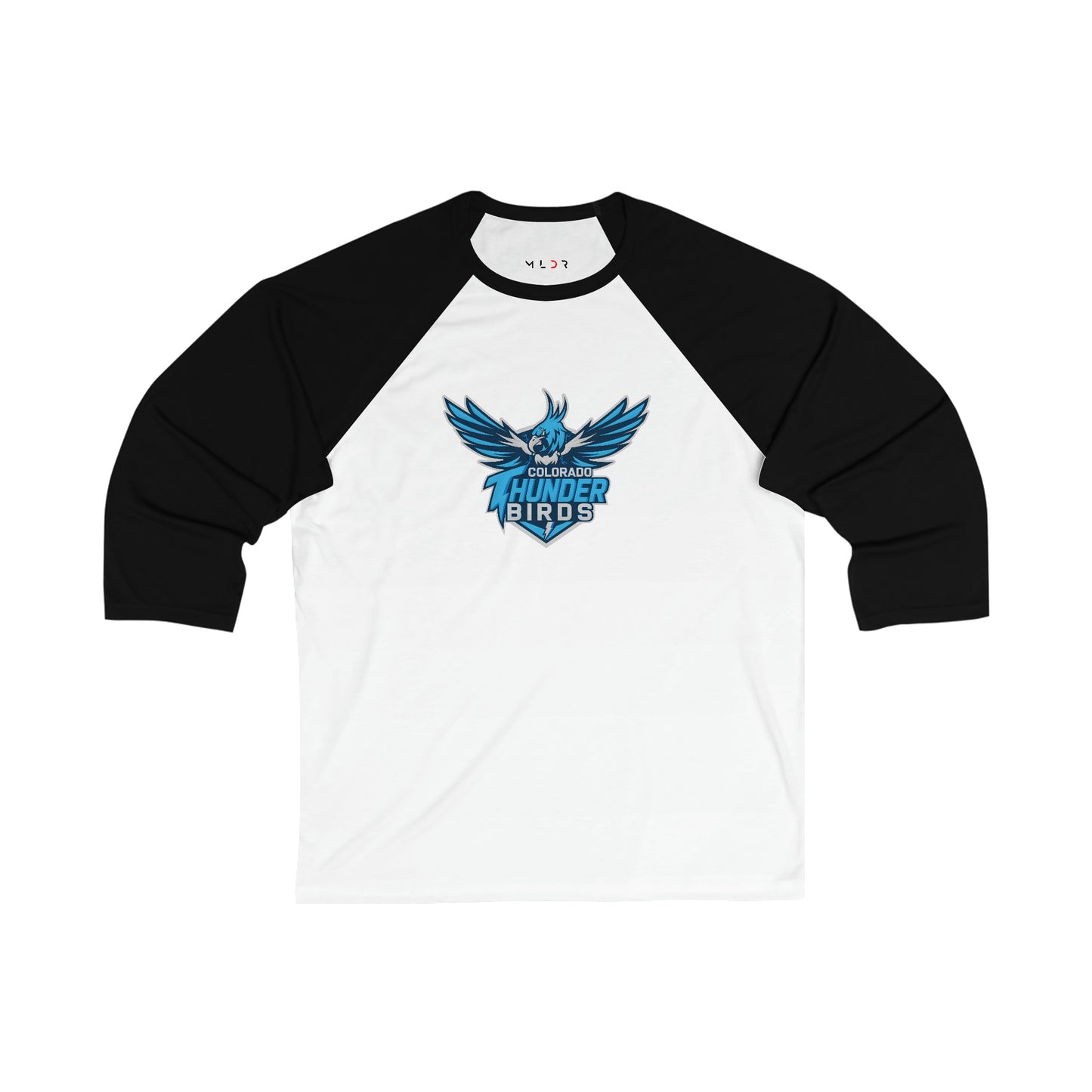 Colorado Thunderbirds Unisex 3\4 Sleeve Baseball Tee