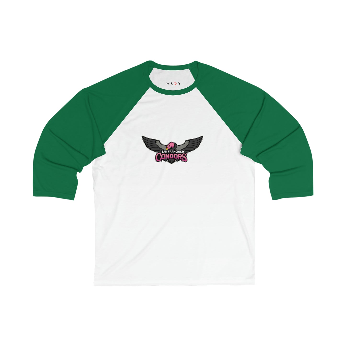 San Francisco Condors Unisex 3\4 Sleeve Baseball Tee