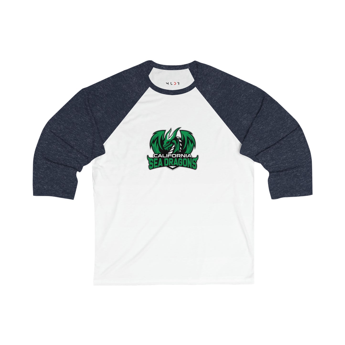 California Sea Dragons Unisex 3\4 Sleeve Baseball Tee