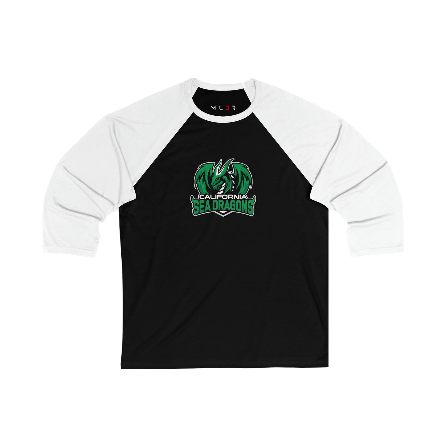 California Sea Dragons Unisex 3\4 Sleeve Baseball Tee