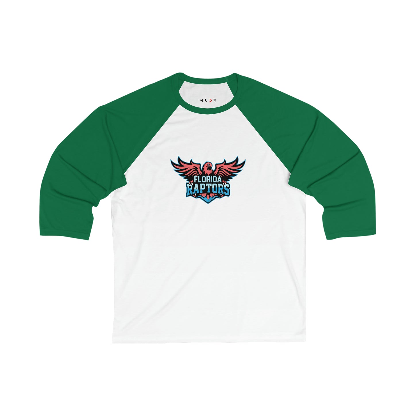 Florida Raptors Unisex 3\4 Sleeve Baseball Tee