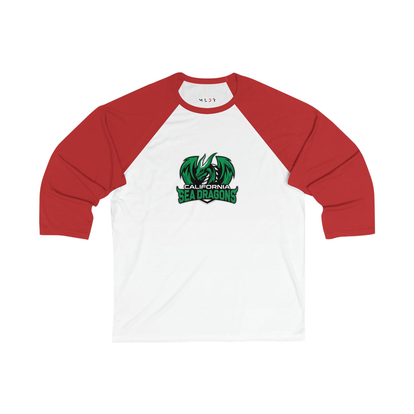 California Sea Dragons Unisex 3\4 Sleeve Baseball Tee