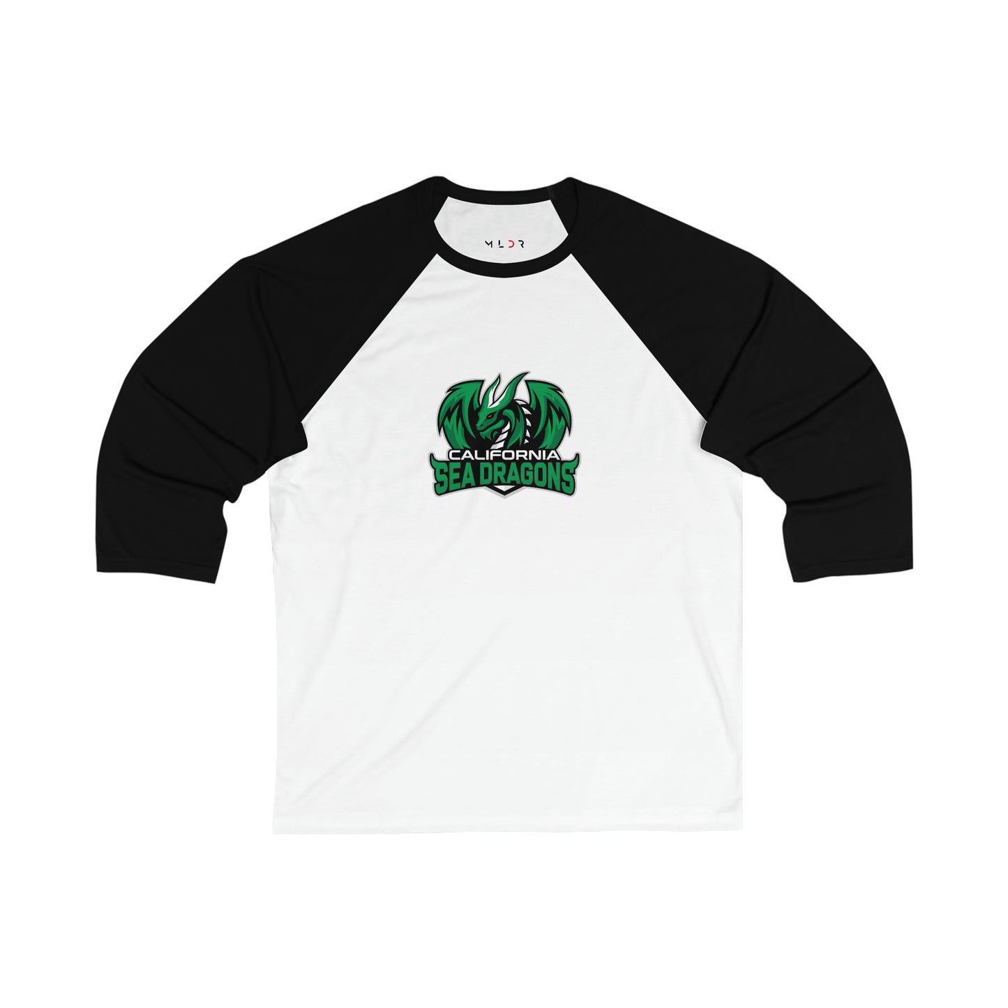 California Sea Dragons Unisex 3\4 Sleeve Baseball Tee