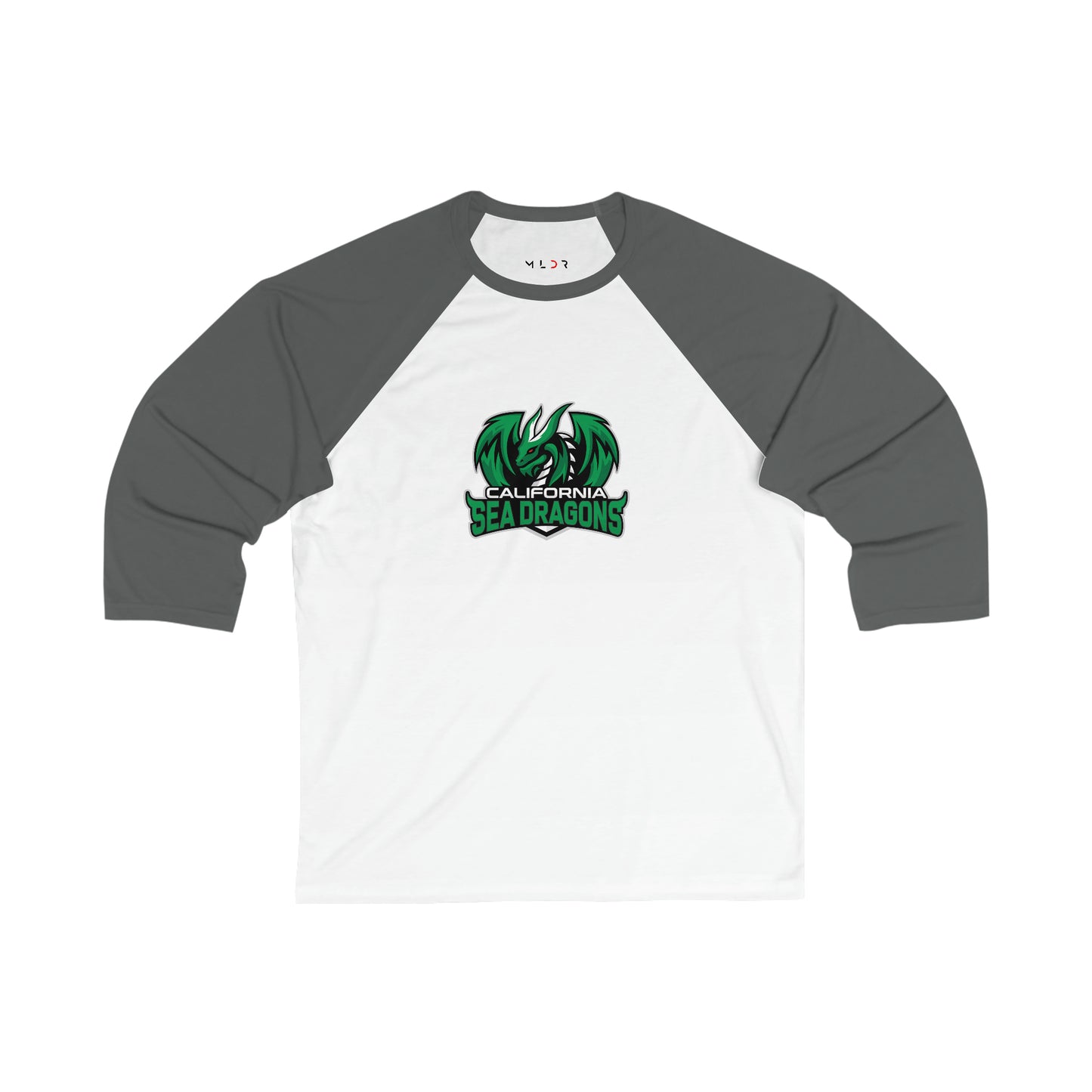 California Sea Dragons Unisex 3\4 Sleeve Baseball Tee